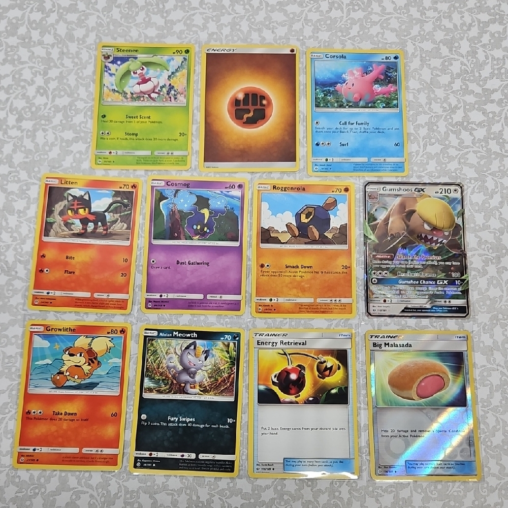 2017 Pokémon TCG Sun & Moon 11 Card Lot M/NM Nice